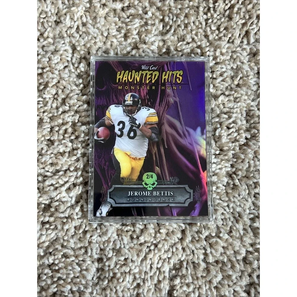 2024 Wild Card Haunted Hits Jerome Bettis 2/4 Zombie